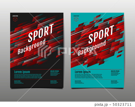 Layout Template Design Sport Background Dynamicのイラスト素材