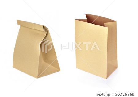 paper bag isolated on white background 50326569