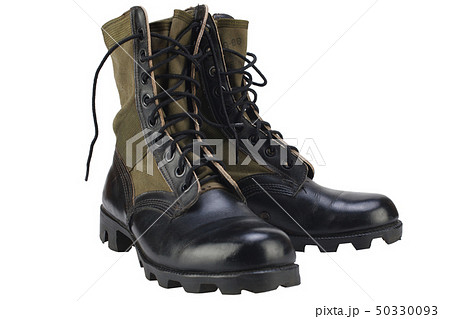 New brand US army pattern jungle boots isolated 50330093