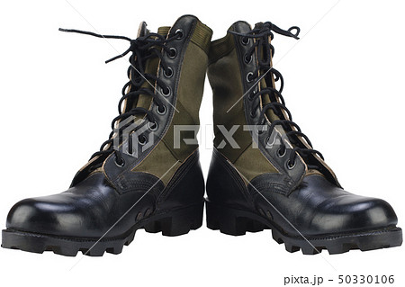 New brand US army pattern jungle boots isolated 50330106
