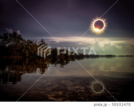 Scientific natural phenomenon. Total solar eclipse Scientific natural phenomenon. Total solar eclipse 50331470