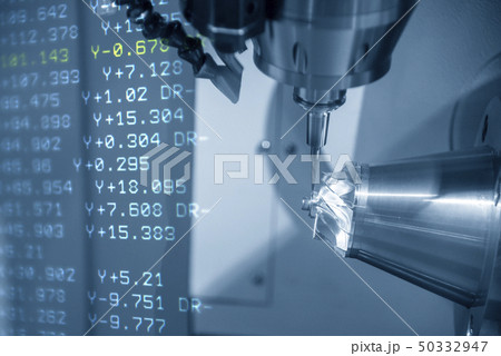 The abstract scene of 5-axis machining center The abstract scene of 5-axis machining center 50332947