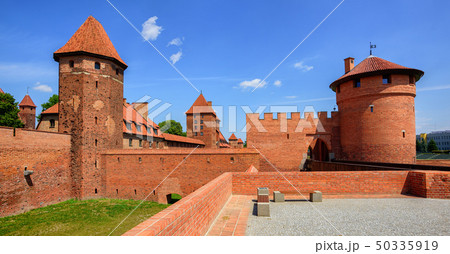 Castle of Teutonic Knights in Malbork, Poland Castle of Teutonic Knights in Malbork, Poland 50335919