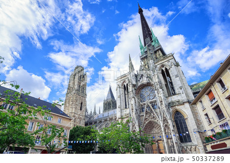 Gothic cathedral of Rouen, Normandy, France Gothic cathedral of Rouen, Normandy, France 50337289