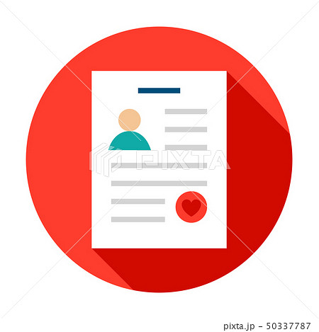 Medical Form Circle Icon Medical Form Circle Icon 50337787