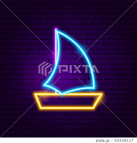 Boat Neon Label Boat Neon Label 50338117