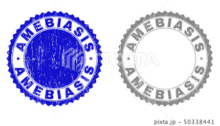 Textured AMEBIASIS Grunge Stamp Seals 50338441