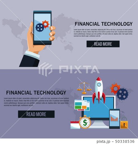 Financial technology infographic 50338536