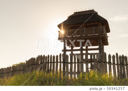 吉野ヶ里遺跡の物見櫓 50341257