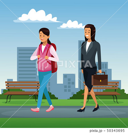 Women in routine day 50343695