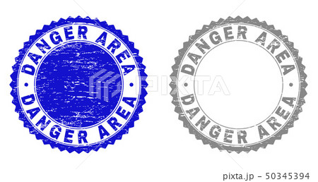 Grunge DANGER AREA Scratched Watermarks 50345394