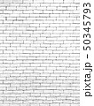 Brick wall white texture background. 50345793