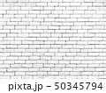 Brick wall white texture background. 50345794