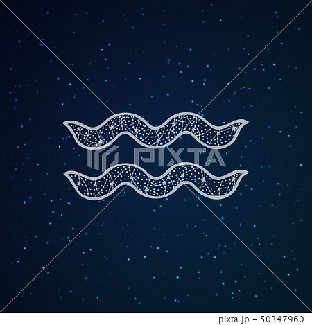 Aquarius zodiac sign. 50347960