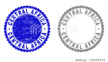 Grunge CENTRAL AFRICA Textured Stamp Seals 50349743