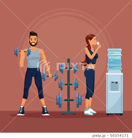 Fitness people at gym 50354171