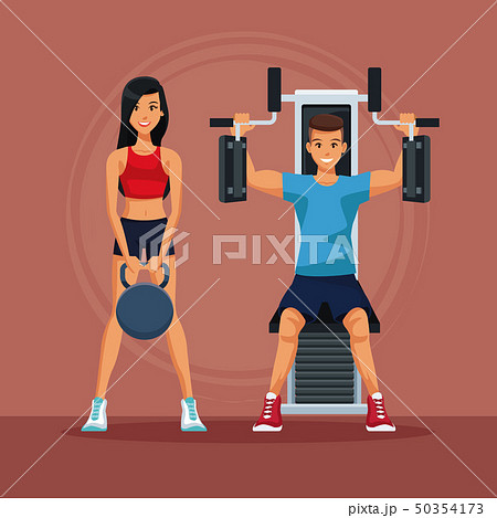 Fitness people at gym 50354173