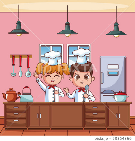 Cute chef boy 50354366