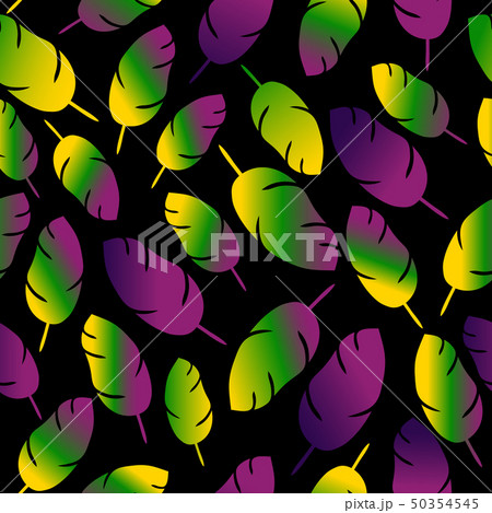 Mardi gras seamless pattern with feathers on dark Mardi gras seamless pattern with feathers on dark 50354545
