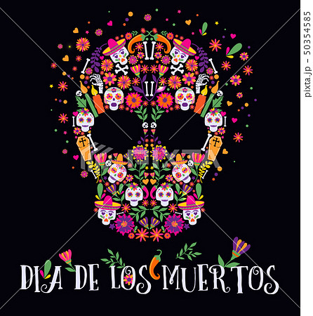 Vector illustration of an ornately decorated Day 50354585