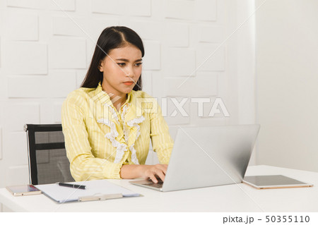 Asian architect lady at office Asian architect lady at office 50355110