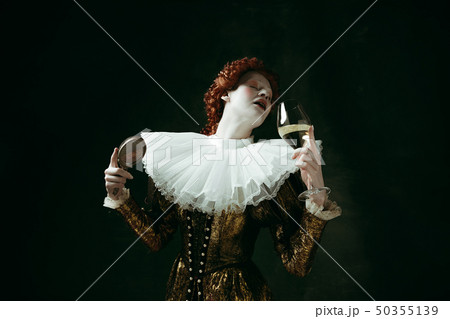 Medieval young woman as a duchess 50355139