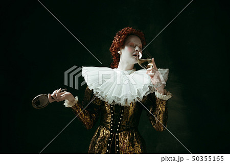 Medieval young woman as a duchess 50355165