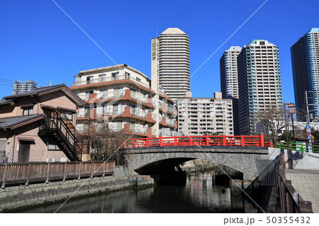 東京都中央区佃島の風景 50355432
