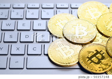 Golden bitcoin coins Golden bitcoin coins 50357148