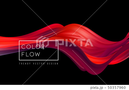 Abstract colorful vector background, color flow liquid wave for design brochure, website, flyer. 50357960