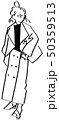 モノクロ　ファッション 50359513