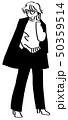 モノクロ　ファッション 50359514