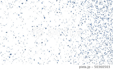 CGパーティクル　トライアングルの紙吹雪 50360503