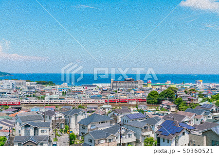 【神奈川県】横須賀の街並み 50360521