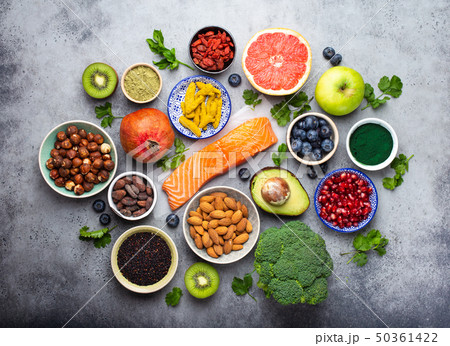 Various superfoods selection 50361422