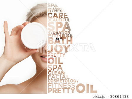 Beauty woman face portrait with perfect skin Beauty woman face portrait with perfect skin 50361458