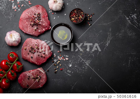 Raw fresh meat steak Raw fresh meat steak 50361616