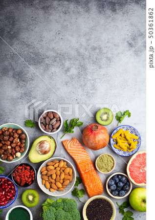 Various superfoods selection 50361862