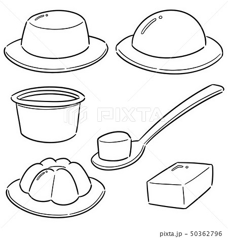 vector set of jelly vector set of jelly 50362796