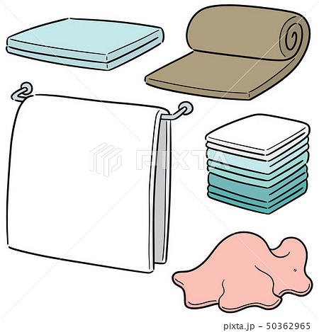 Vector set of towels Vector set of towels 50362965