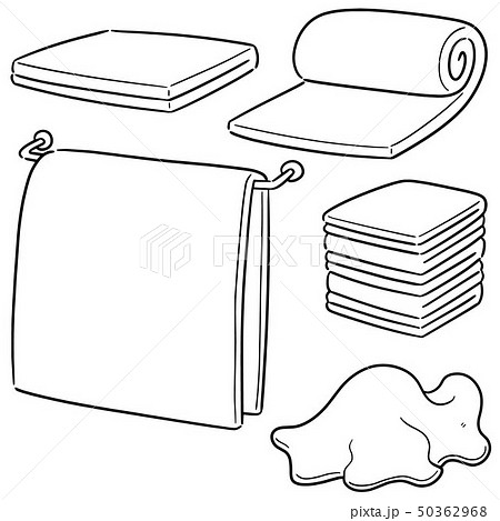 Vector set of towels 50362968