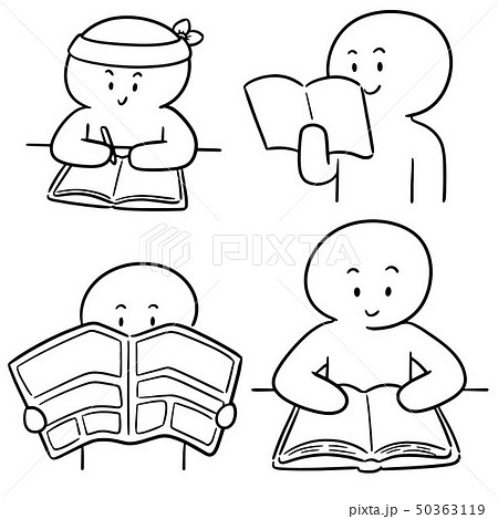 vector set of reader 50363119