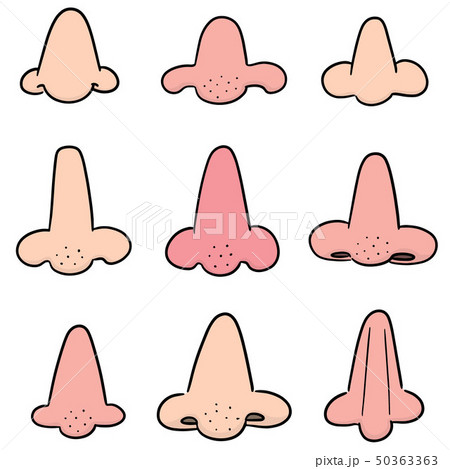 vector set of nose vector set of nose 50363363