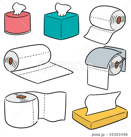 vector set of tissue papers 50363496