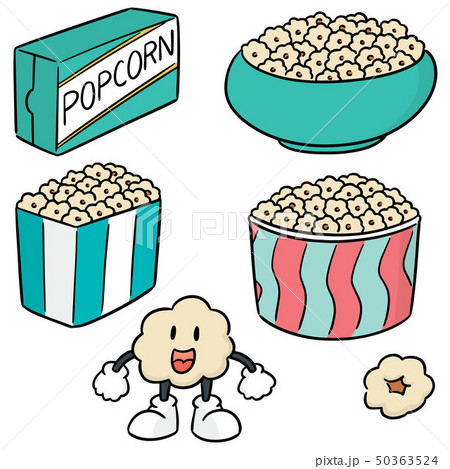 vector set of popcorn vector set of popcorn 50363524
