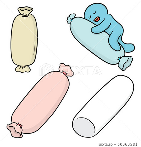 vector set of bolster 50363581