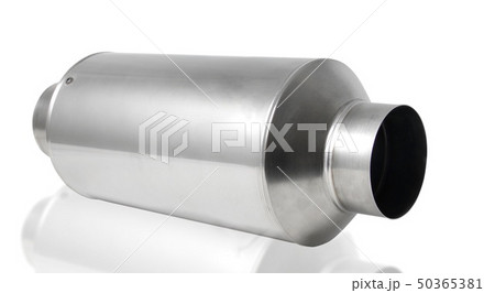 Sport car fabrication parts on white 50365381