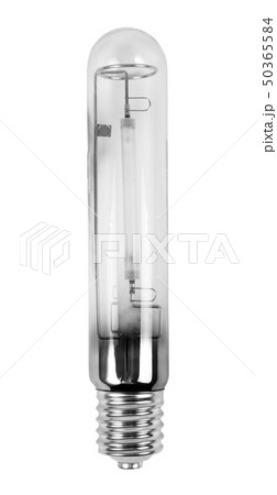 Economical light lamp isolated on white 50365584