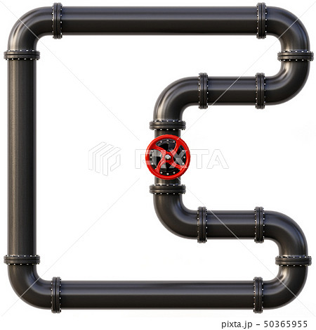 Black oil pipes. Fuel and energy industrial concept. Black oil pipes. Fuel and energy industrial concept. 50365955