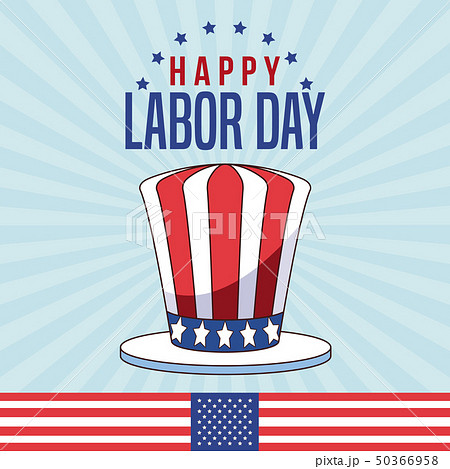 Happy labor day card Happy labor day card 50366958